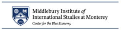 Image: Center for the Blue Economy logo.